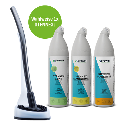 BADEZIMMER HERZILEIN Anthrazit/Frostweiss & STENNEX